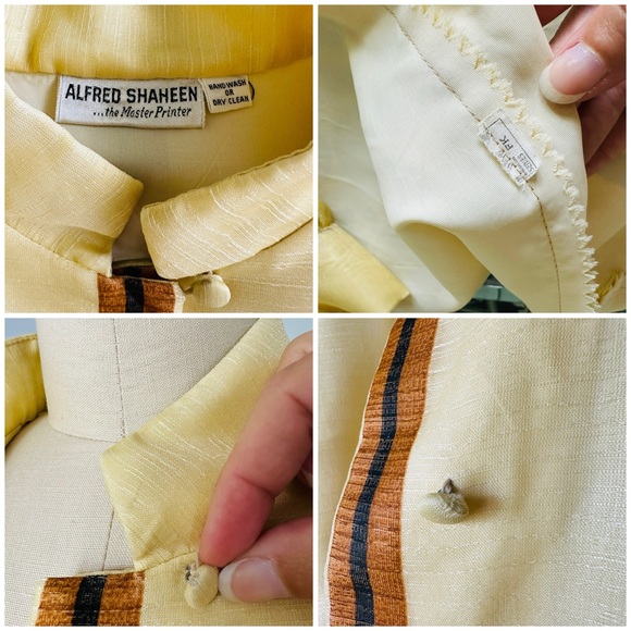 Vintage 60’s70’s ALFRED SHAHEEN Midi Shift - Picture 15 of 16